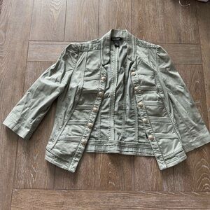 White House Black Market Olive Jacket